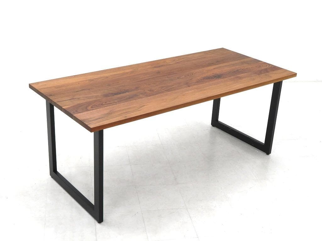 展示品　カーフ　ウォールナット　無垢材　ダイニングテーブル　北欧　モダン
