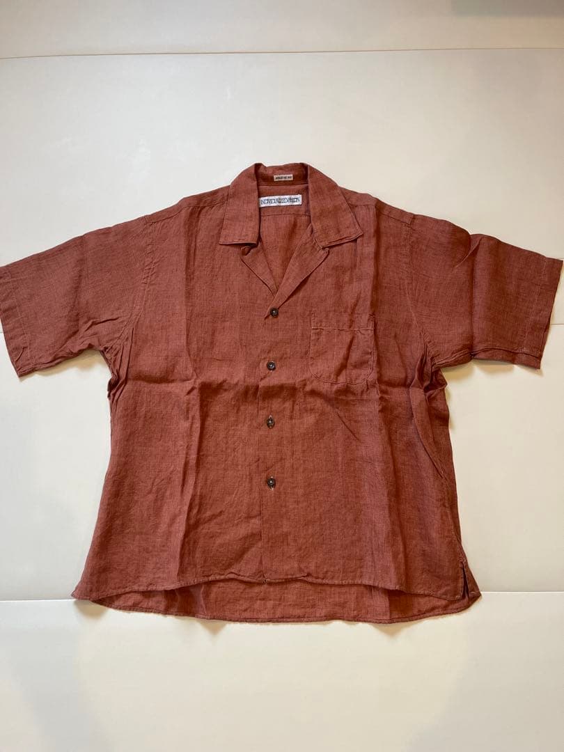 INDIVIDUALIZED SHIRTS リネンオープンカラーシャツ 半袖