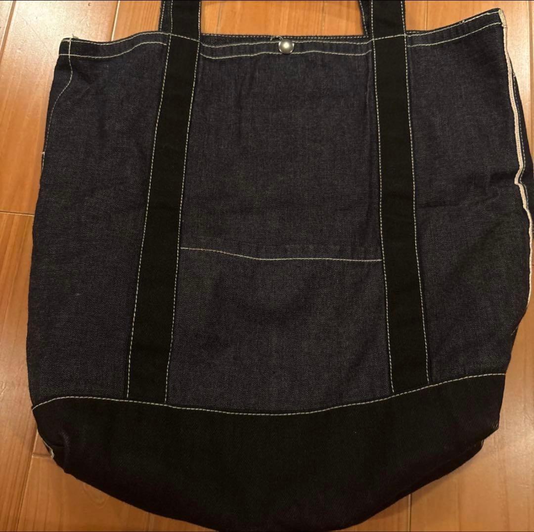 ワンピースオブロックONE PIECE OF ROCK デニムトートバッグビーン