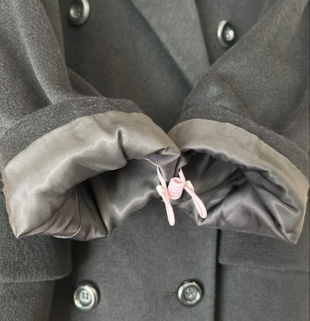 【希少美品】モリハナエ イタリア製カシミヤ100 コート