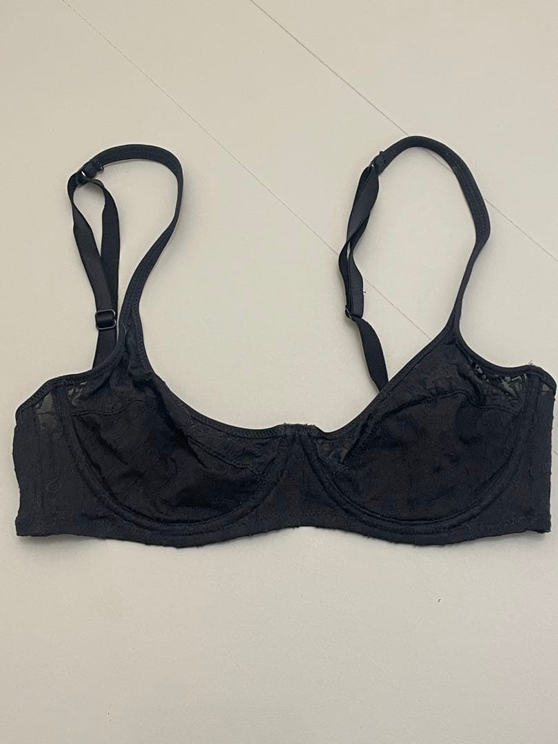 Christian Dior 黒　トロッター柄　ブラショーツセット