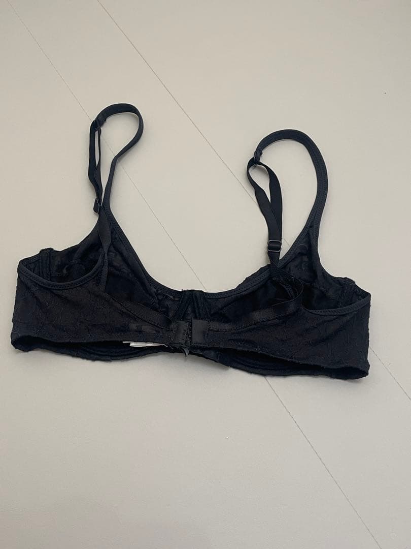 Christian Dior 黒　トロッター柄　ブラショーツセット