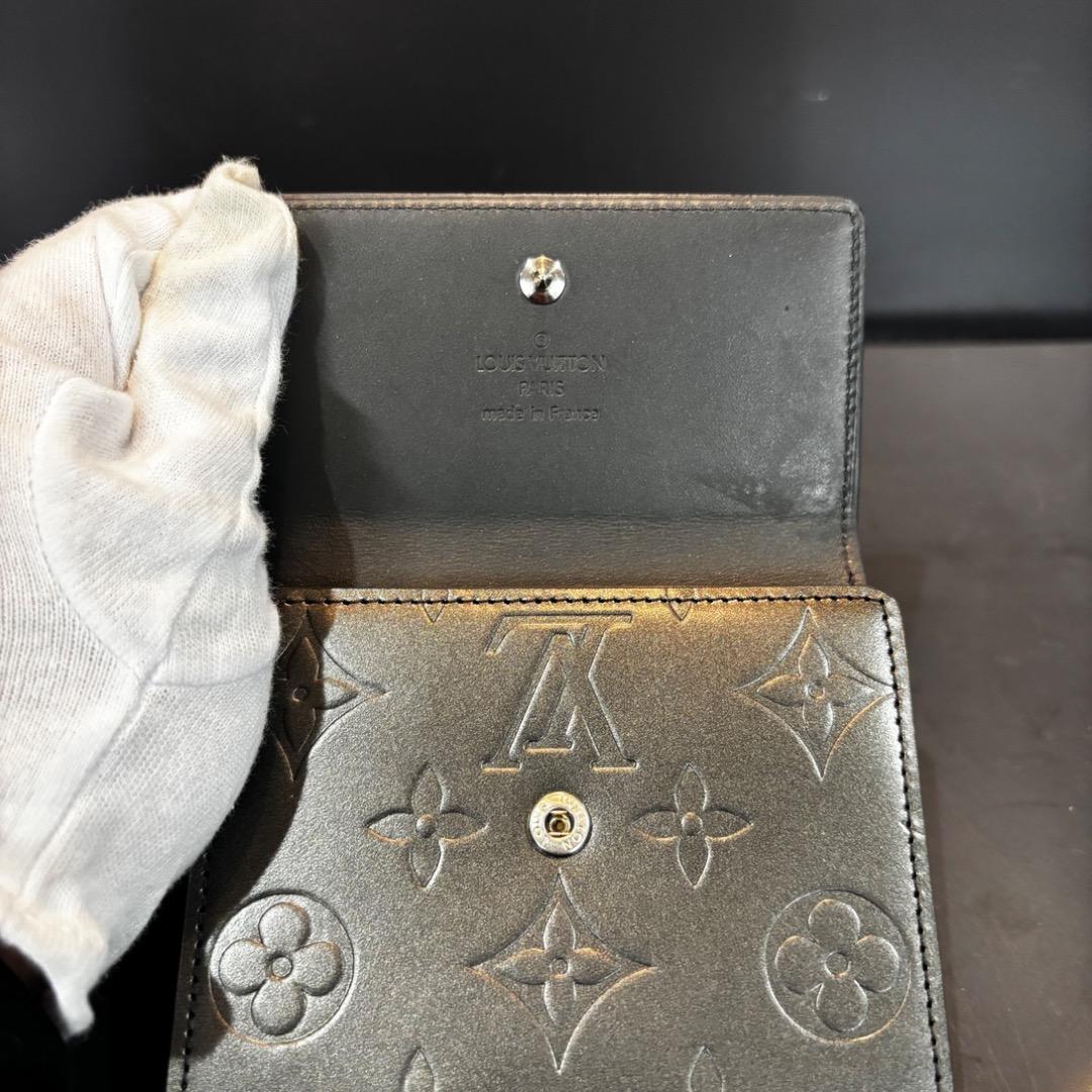 LOUIS VUITTON モノグラム・マット ポルトモネビエカルトクレディ