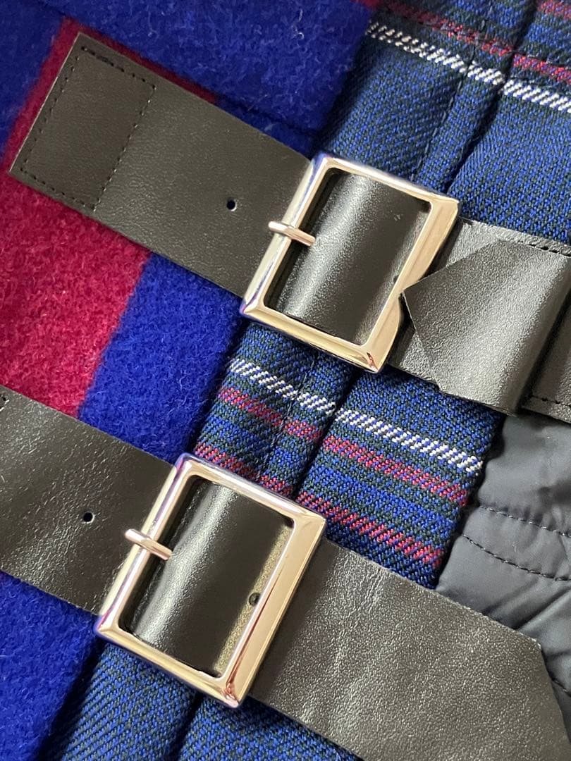 サカイ プリーツキルティングコンビネーションスカート