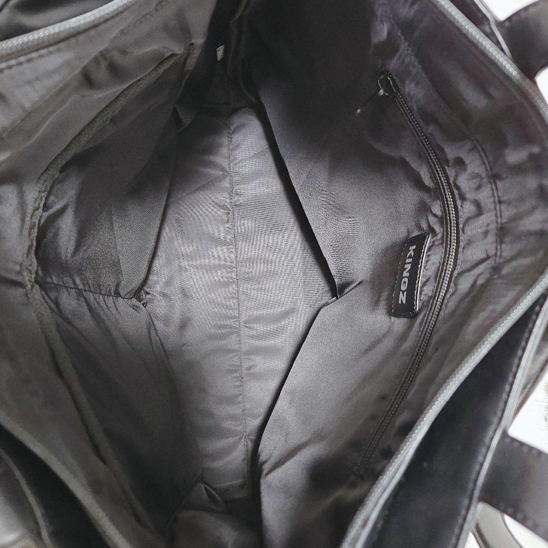 SAMANTHA KINGZ サマンサキングス レザートートバッグ 編み込み 黒