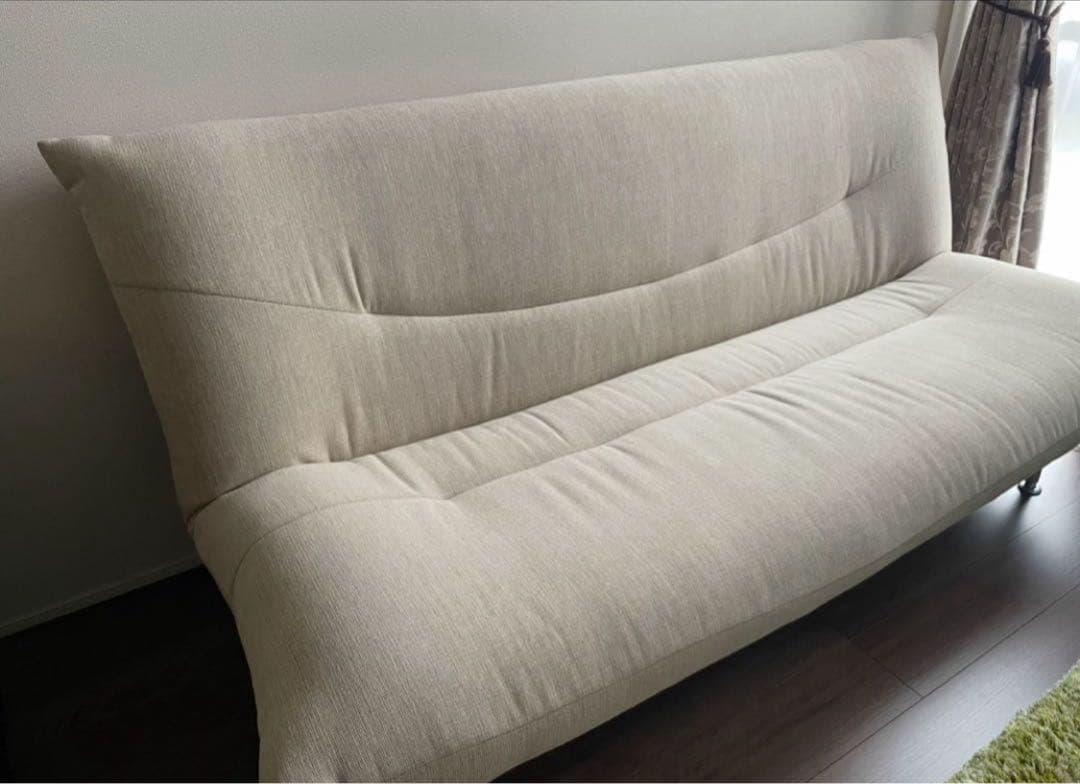 ソファ ソファベッド 大塚家具 エスポワール 白 195cm幅