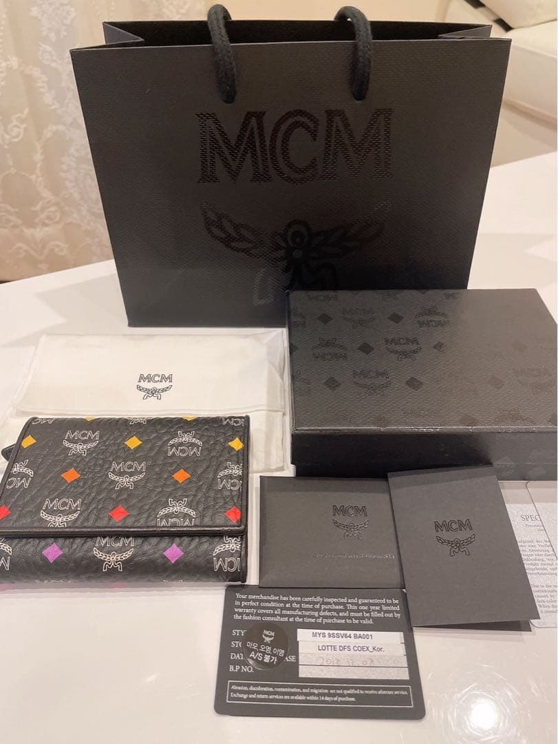 MCM ミニ財布 MYS 9SSᏙ64 BA001 ブラック