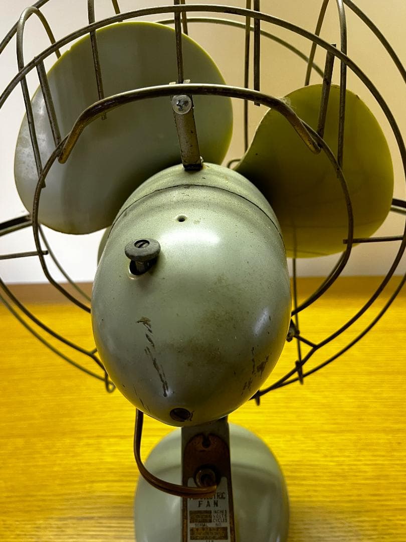 昭和レトロ家電　MITSUBISHI 三菱　卓上扇風機　完動品