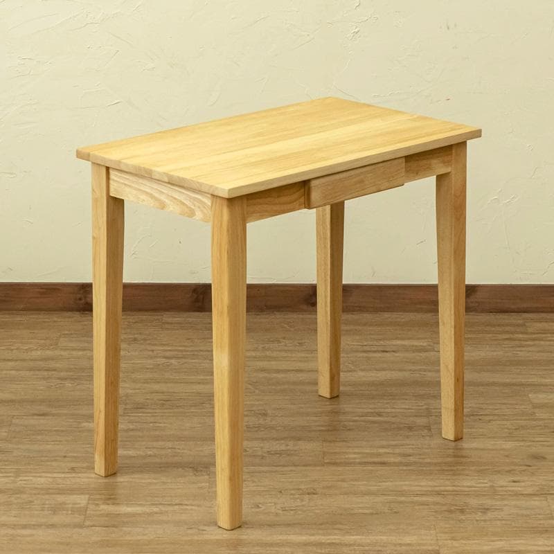 【新品・送料無料】木製テーブル　75×45　NA/WW