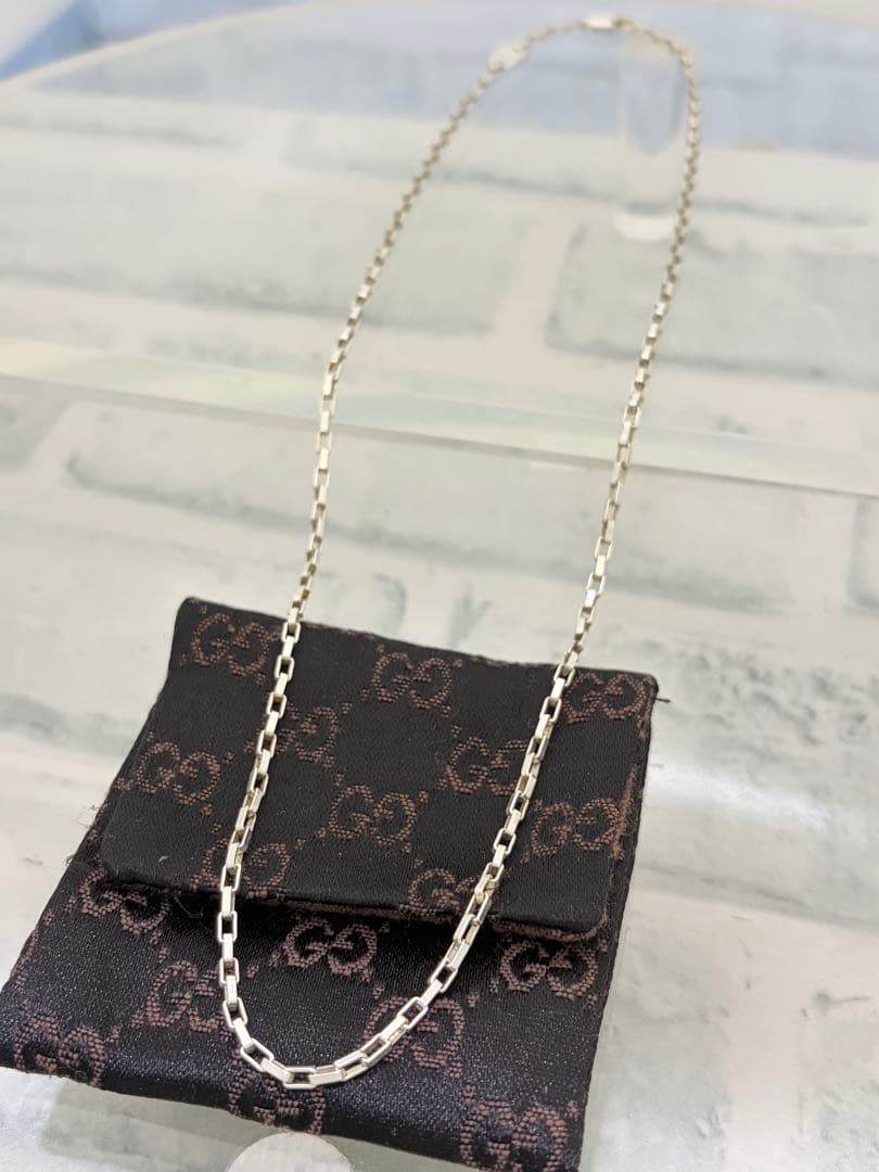 美品　オールドグッチ　GUCCI ベネチアンチェーン　ネックレス 50cm