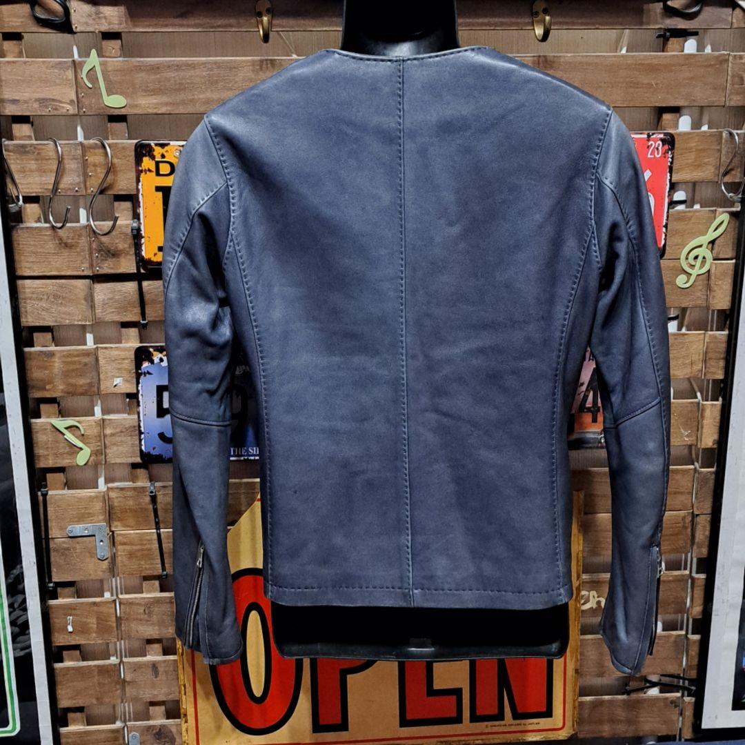 定価4.2万　Black by VANQUISH　ラムレザーライダースジャケット