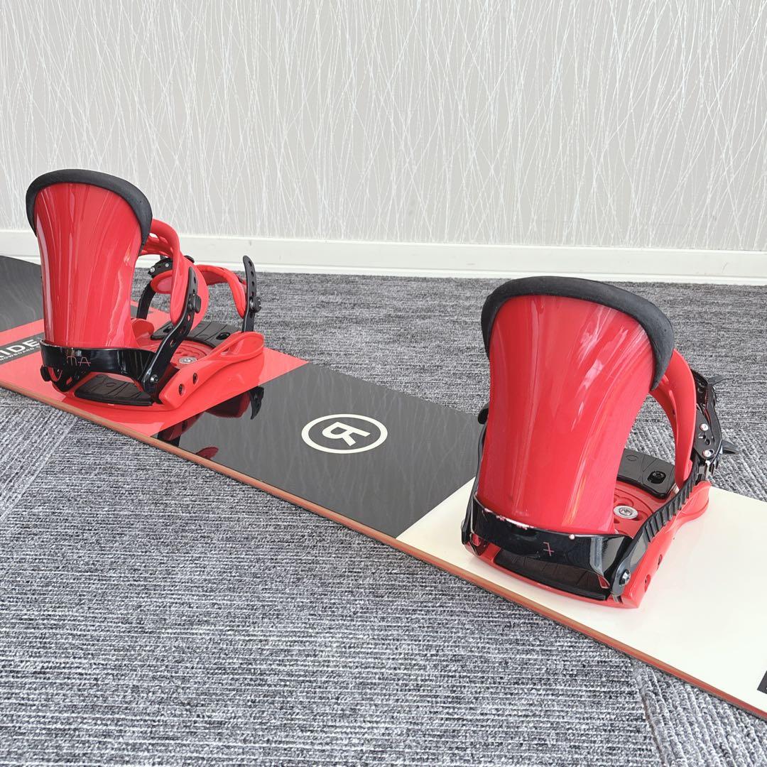 57美品❗️超豪華❗️RIDE×ZUMAメンズスノーボードセット★149cm+ビン付