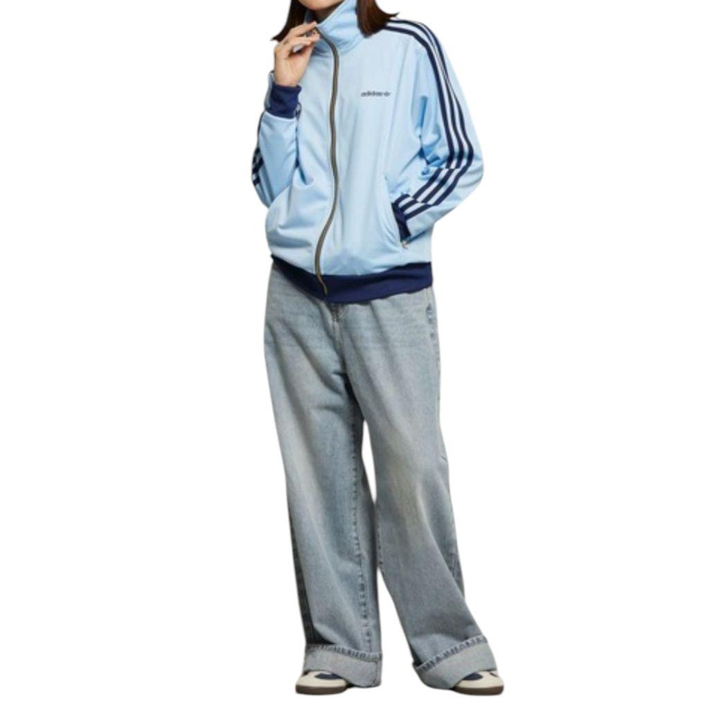 Ｓ）アディダス adidas ファイヤーバード ジャージ 長袖 ブルー水色