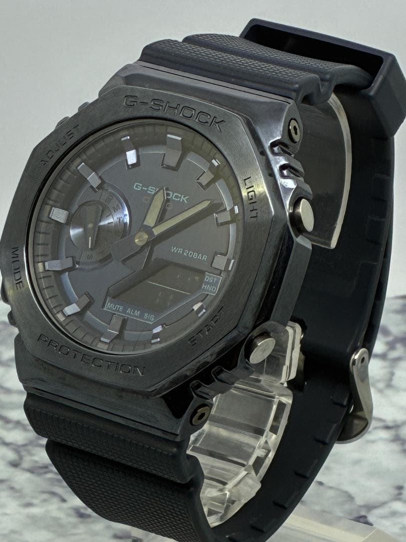 CASIO G-SHOCK GM-2100N　アナデジ　メタル　カシオーク