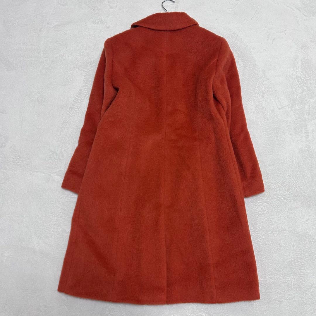 美品✨マックスマーラ✨ペニーブラック　モヘア 綺麗　ふんわりシャギーコート　42