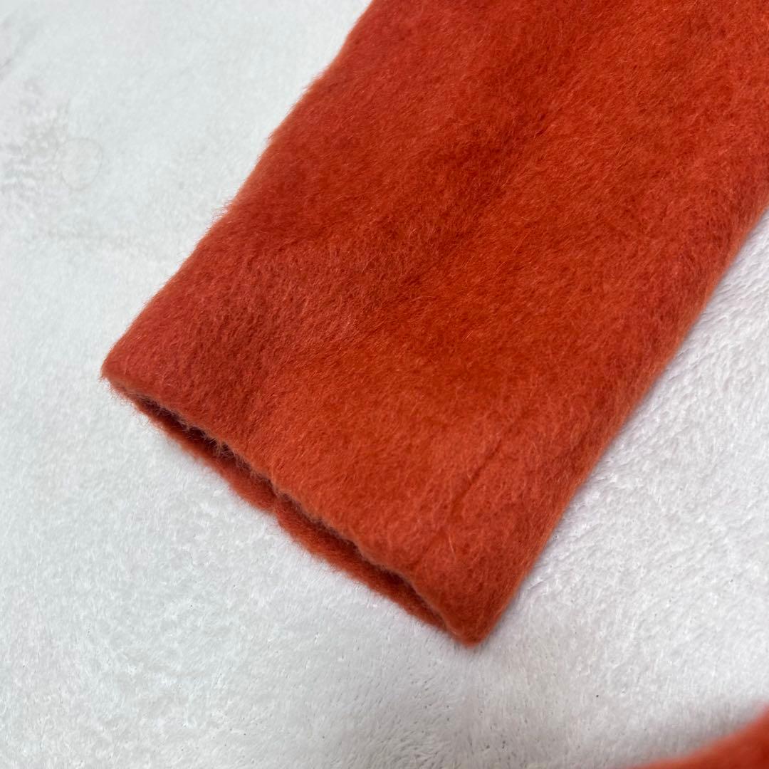 美品✨マックスマーラ✨ペニーブラック　モヘア 綺麗　ふんわりシャギーコート　42