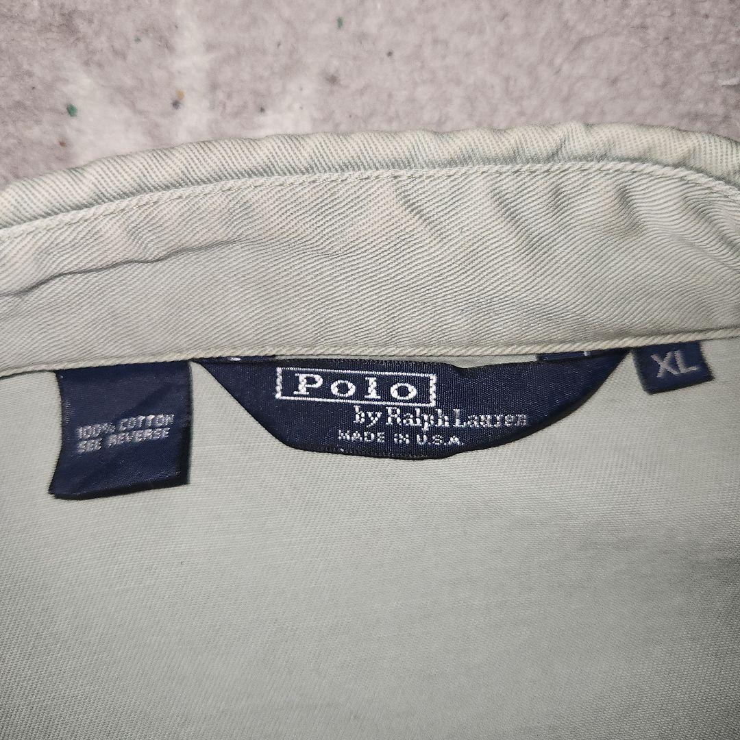 USA製 ラルフローレン スウィングトップ 薄いグリーングレー系 XL