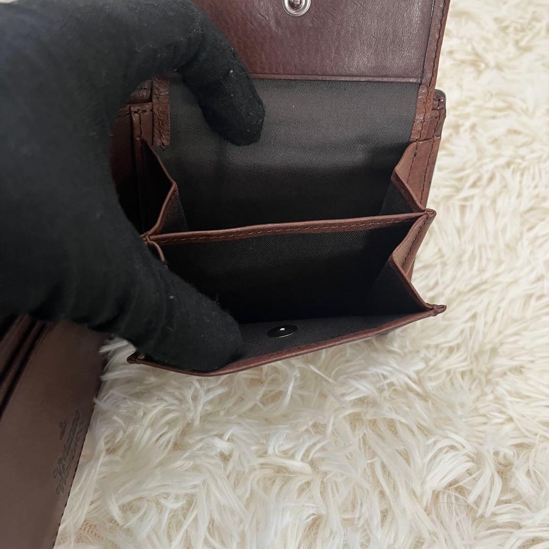 Vivienne Westwood 3Dオーブ 牛革 二つ折り財布 小銭入れ付き