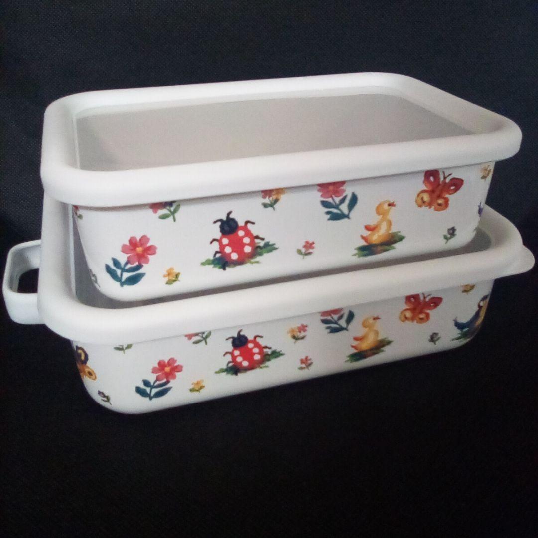 匿名配送　フェイラー　ホーローコンテナ　MＬセット　ハイジ