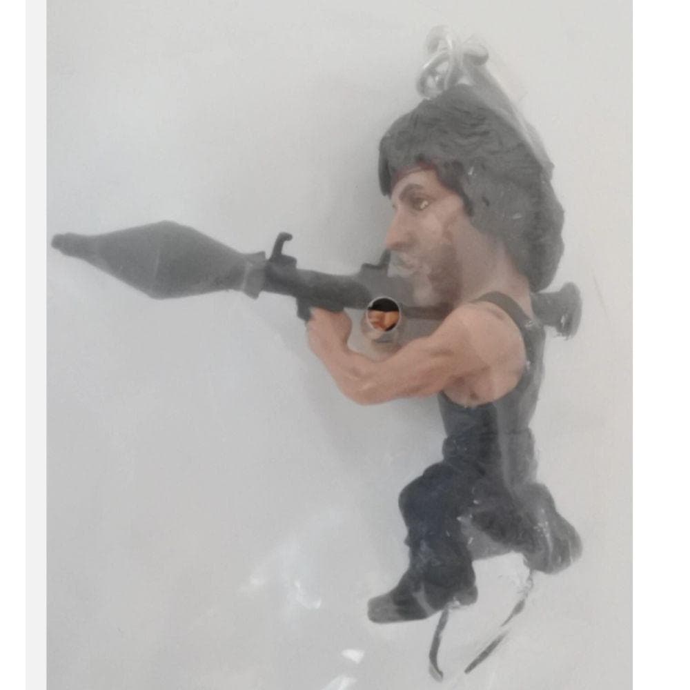 希少 ランボー フィギュアストラップ 6個セット シルヴェスター・スタローン