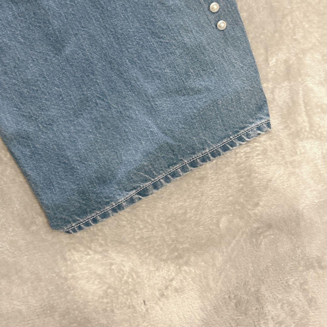 25SSSTUMBLY Curvy Denim w/Pearl カーヴィーデニム