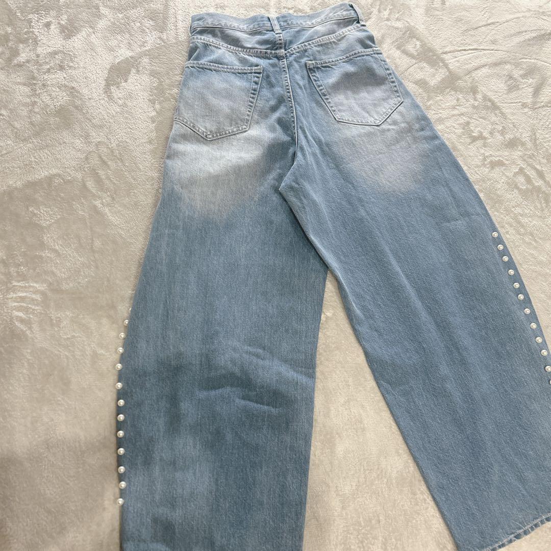 25SSSTUMBLY Curvy Denim w/Pearl カーヴィーデニム