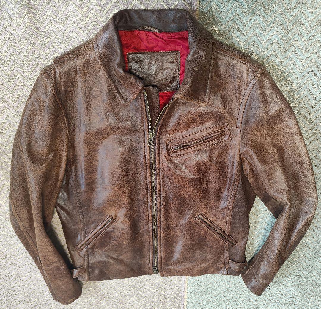 ユニクロ　レザージャケット　数量限定品　羊革