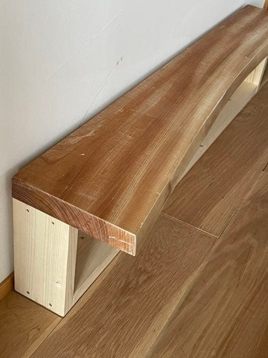 ハンドメイド　耳付き天板　飾り棚