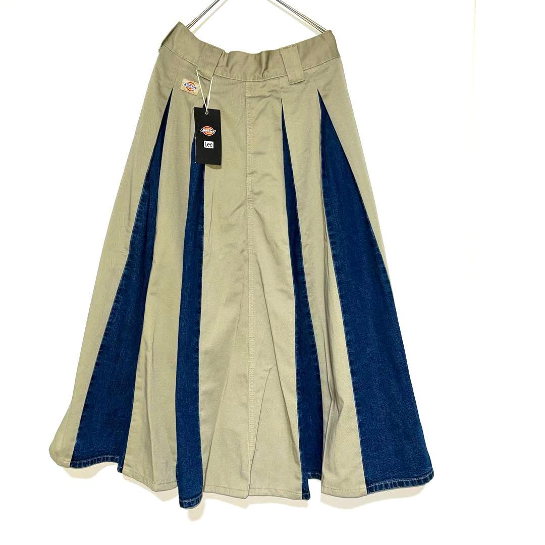 新品タグ付　Lee Dickies コラボ サーキュラースカート　デニム