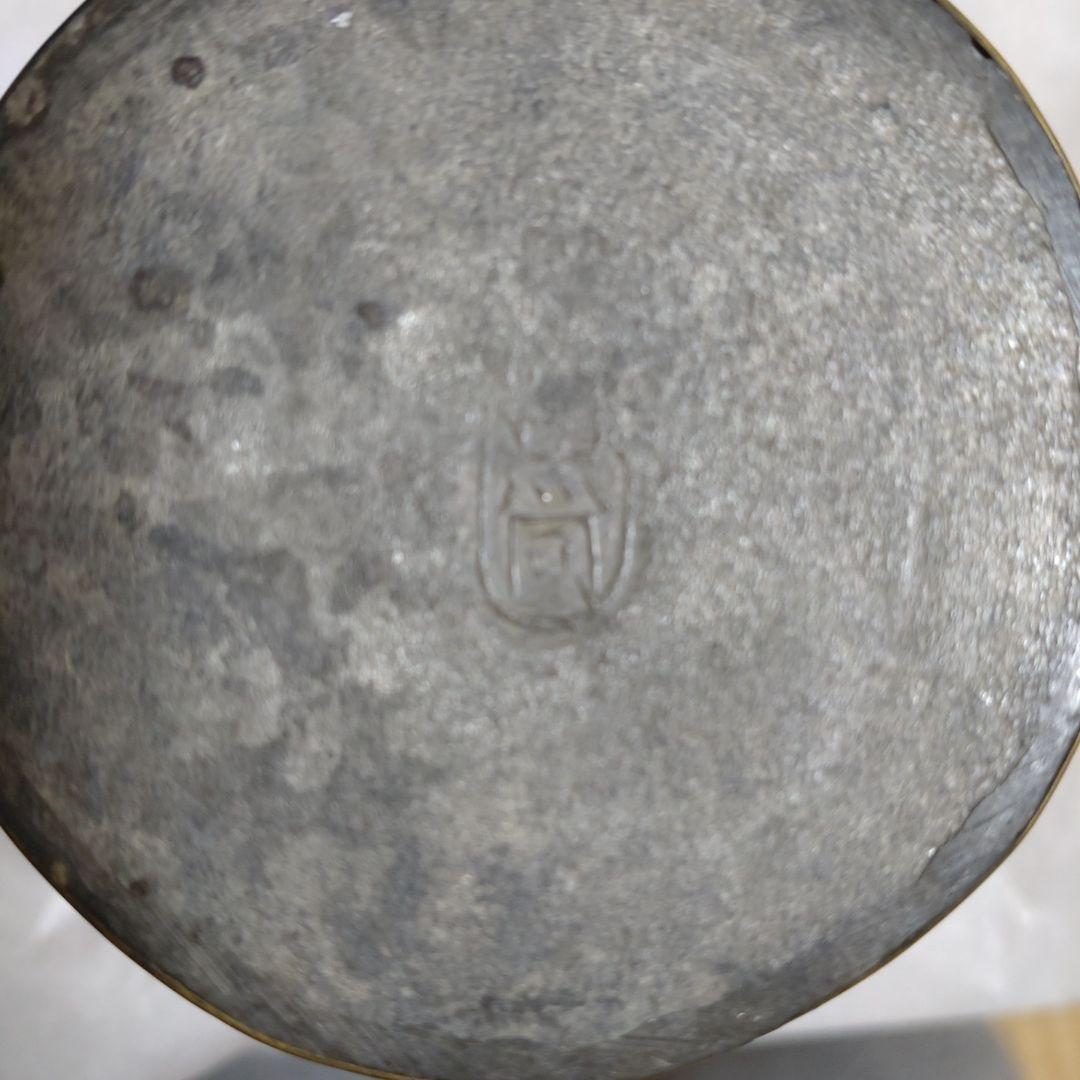 錫　唐物茶入　古錫