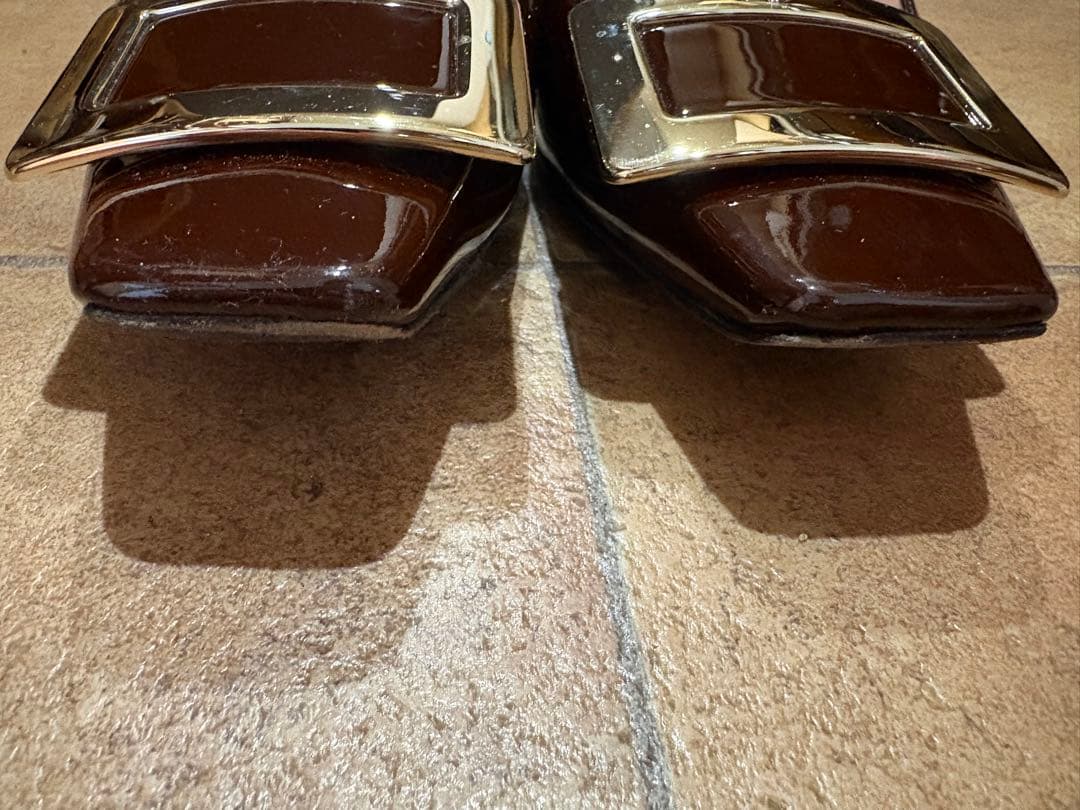 ロジェヴィヴィエ◼️チョコレートブラウンパンプス 36