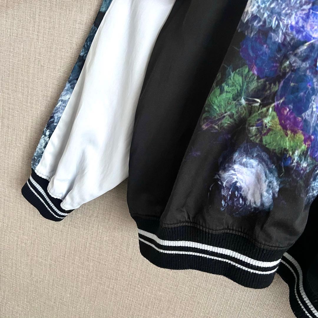 希少 20SS LAD MUSICIAN 花柄スカジャン パープル 46