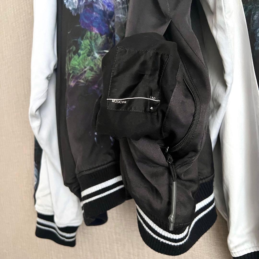 希少 20SS LAD MUSICIAN 花柄スカジャン パープル 46