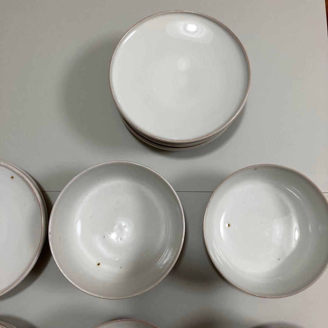 古伊万里　色絵平鉢　蓋付き　五客揃え