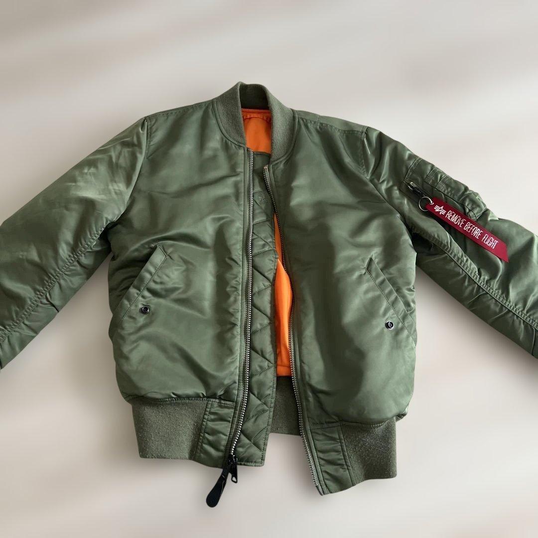 alpha ma-1 アルファ　フライトジャケット　Sサイズ