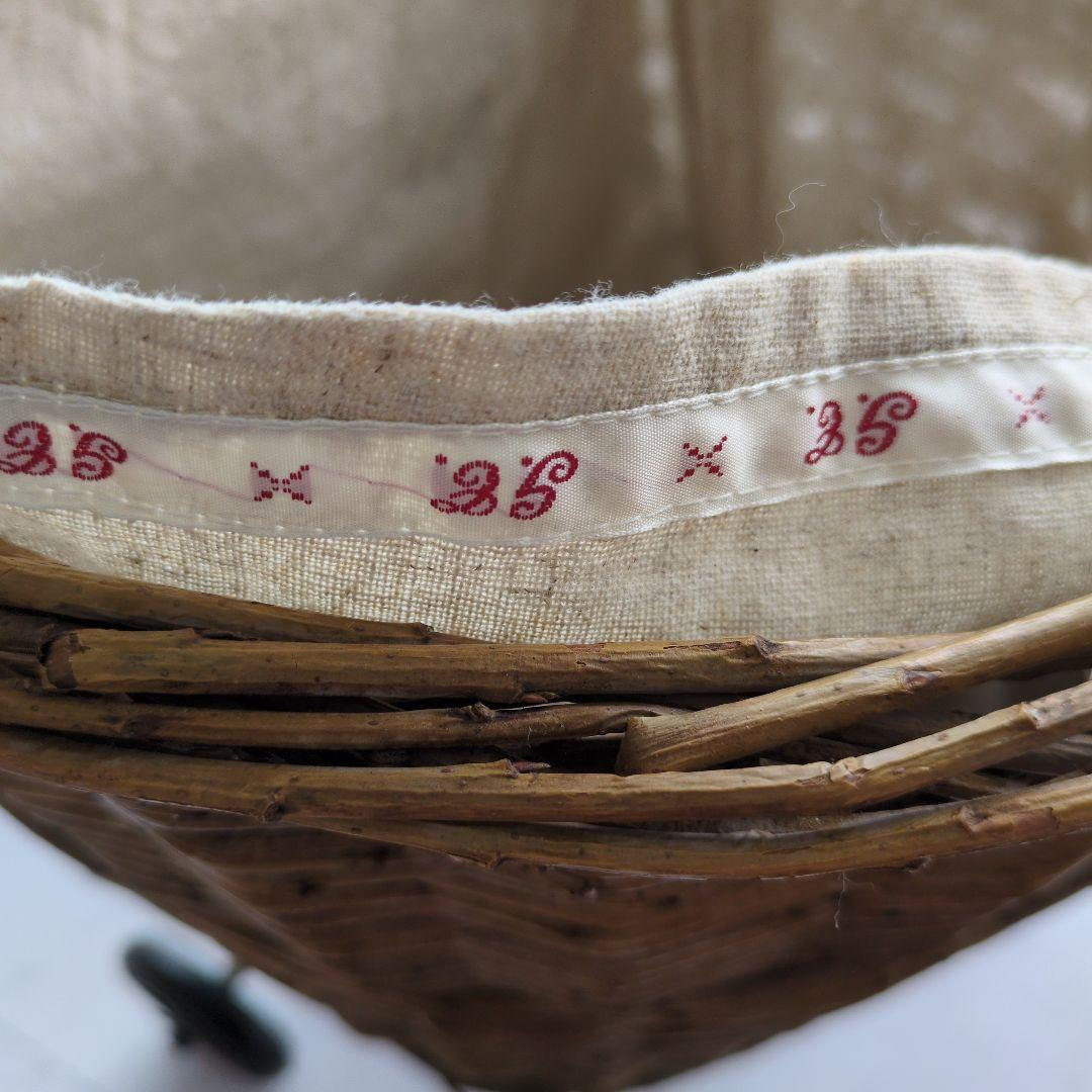 ☆アンティーク風ショッピングカート　バスケットカート/キャリー/かご