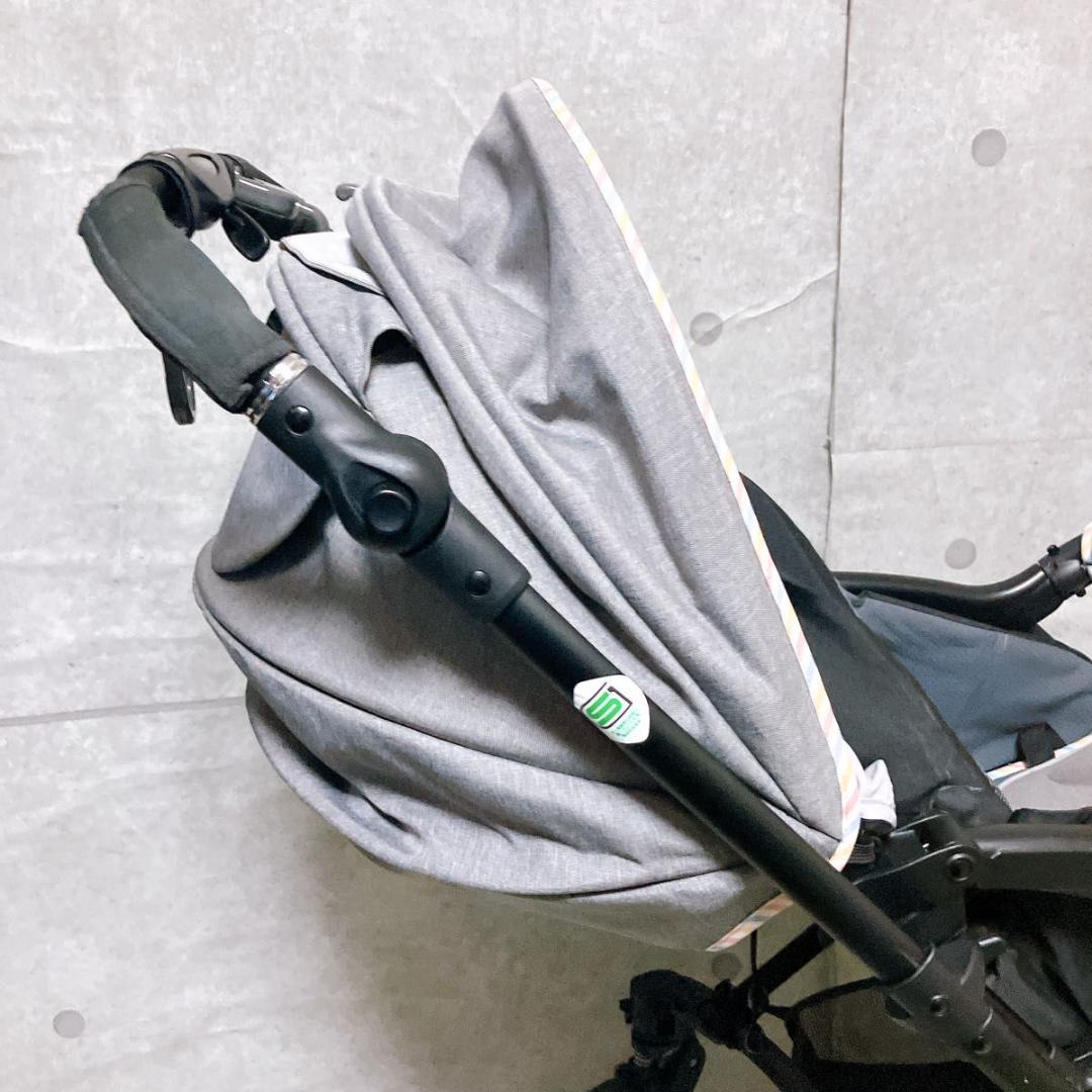 pigeon ランフィリノン グレー RB1LZ ベビーカー A型 両対面式