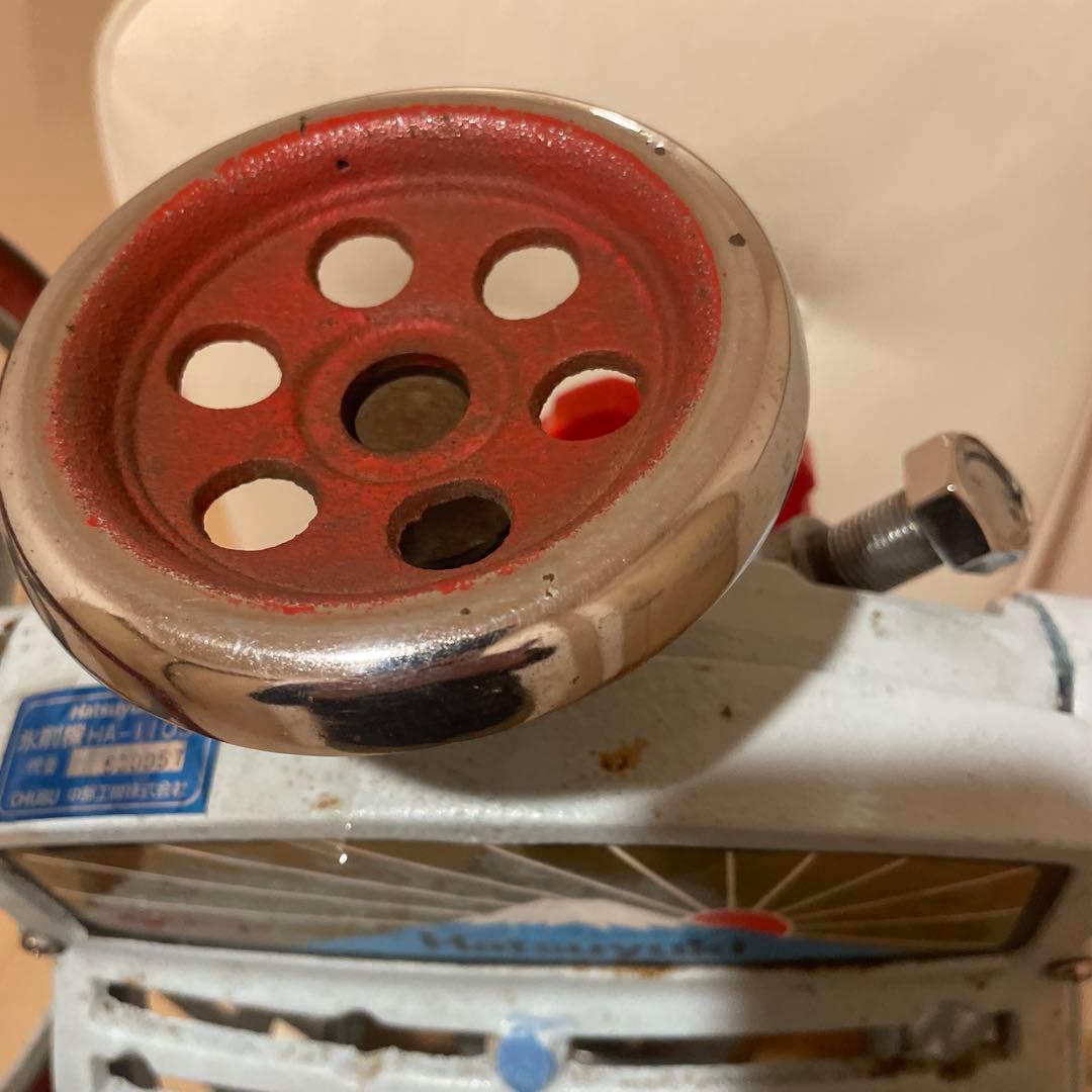 初雪かき氷機 手動式