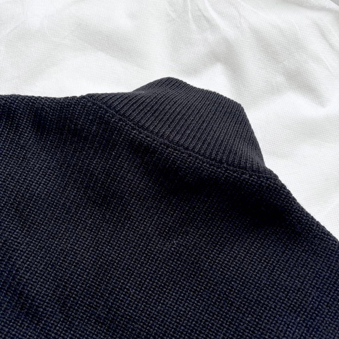 美品*モンクレール カーディガン ニット ダウン 異素材 マグリア ラバーロゴ