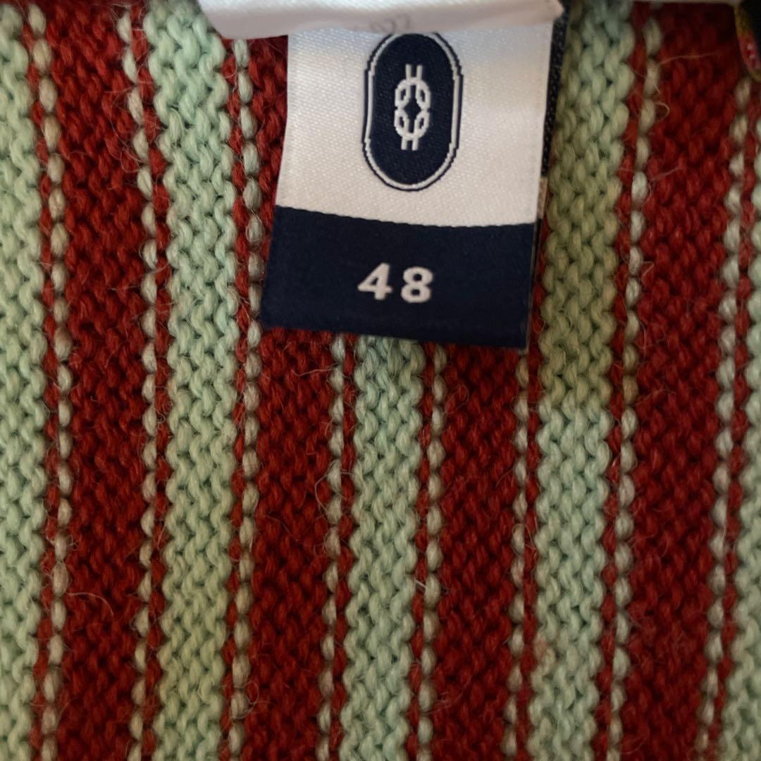 セルゲイ♡ トラディショナル ウールガンジーセーター 48サイズ