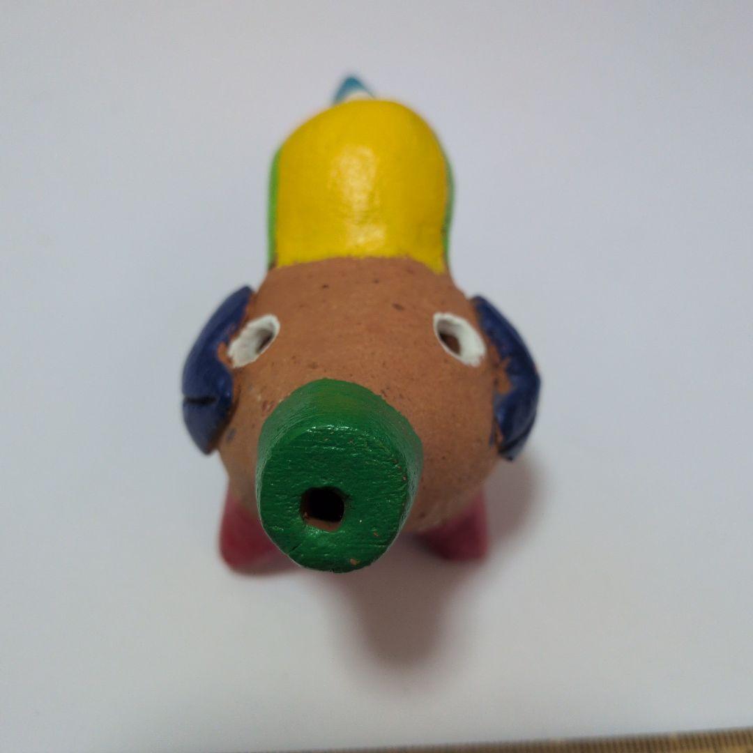 カラフル トゥカン 陶器製 郷土玩具　コスタリカ　笛？