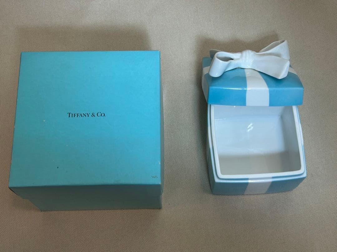 ティファニー　ブルーボックス　ラージサイズ　陶器製　TIFFANY&Co