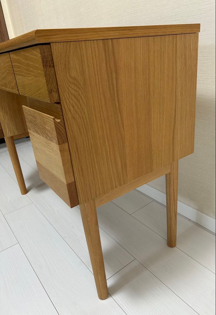 【美品】 unico SOLK(ソルク)　デスク・ミラー　セット販売