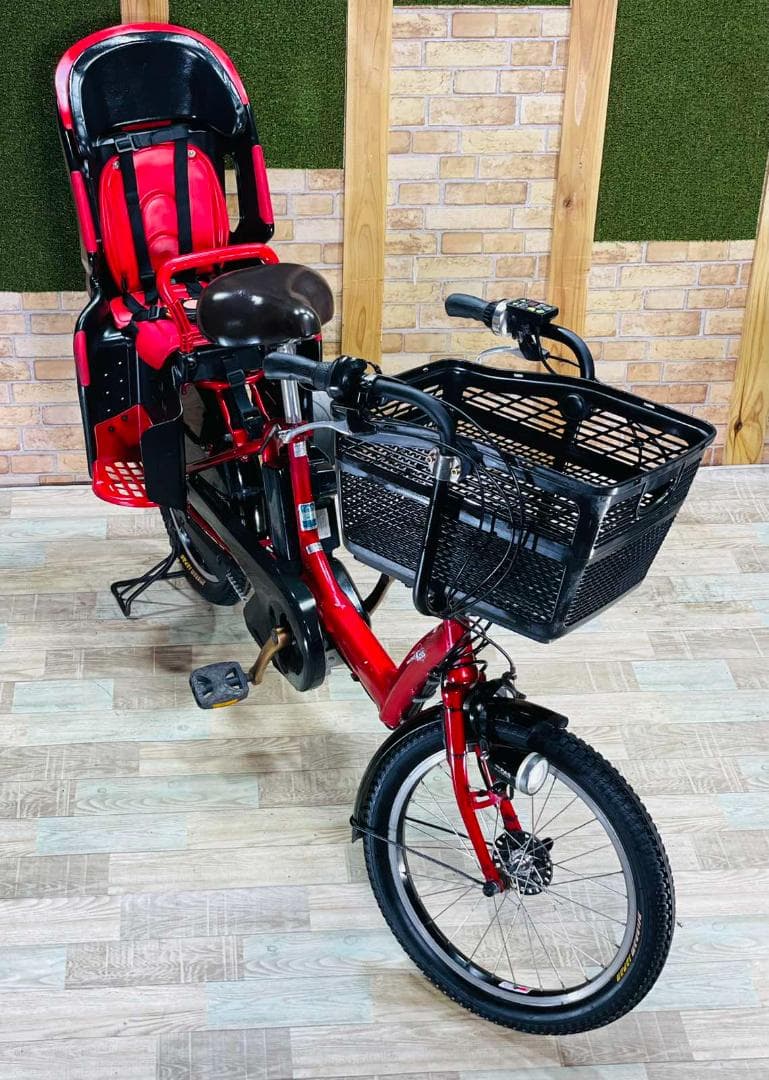 低価格 No１モデル レッド系 ヤマハ 子供乗せ電動アシスト自転車 ZH2861