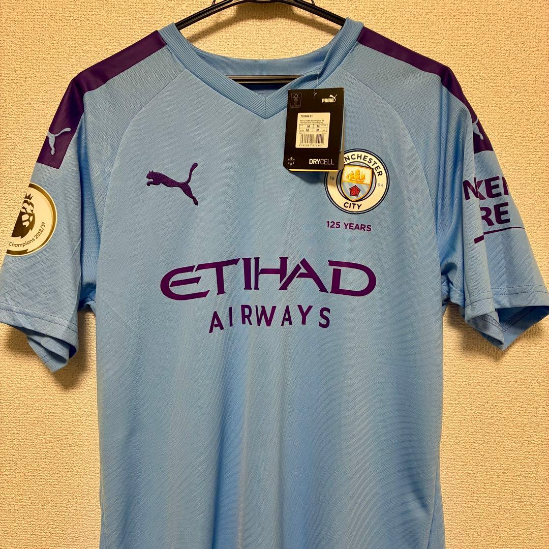 【正規品・新品タグ付き】マンチェスターシティ　ユニフォーム アグエロ Mサイズ