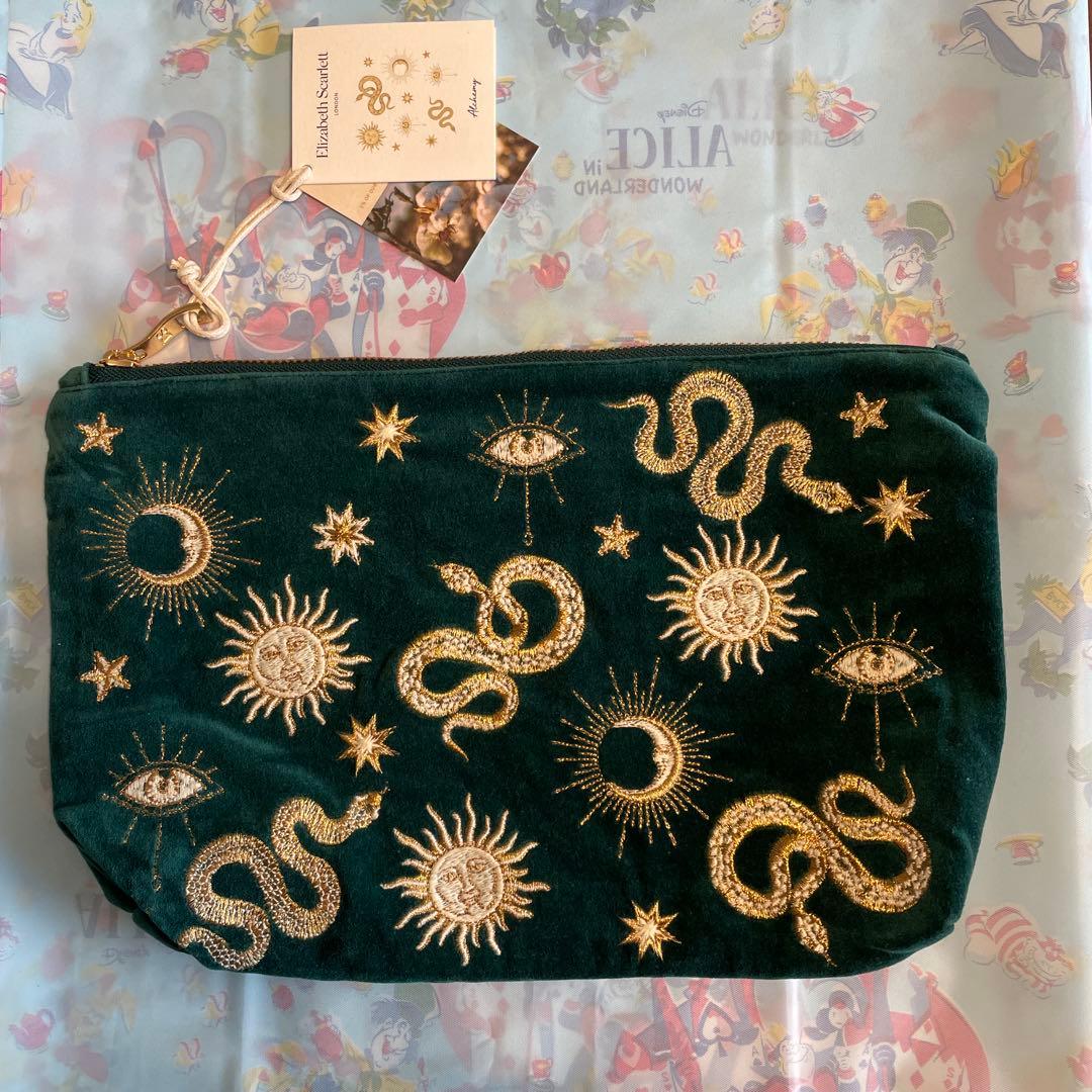 【Elizabeth Scarlett】アルケミー　エメラルド　エブリデイポーチ