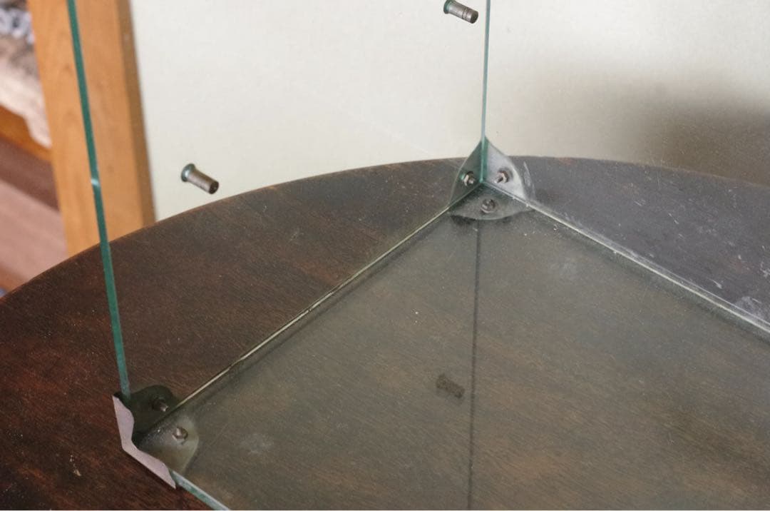 ※直接引取可能※ 店舗什器 透明ガラス 3段ディスプレイケース