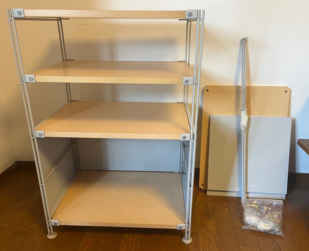 【Luna】無印良品棚スチールユニットシェルフおまけ付
