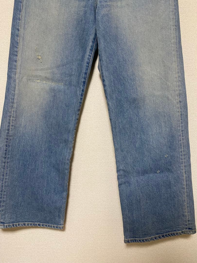 フレームワーク ≪ベストセラー≫デニムストレートパンツ　日本製　ブルー　定番