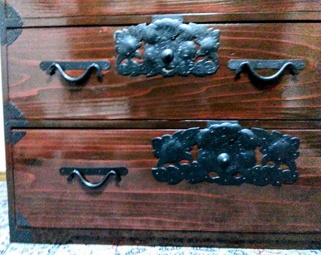 【アンティーク】仙台箪笥　時代箪笥　ローチェスト　洋服タンス